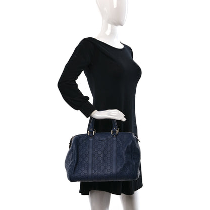 Gucci Guccissima Medium Joy Boston Blue 3 of 17