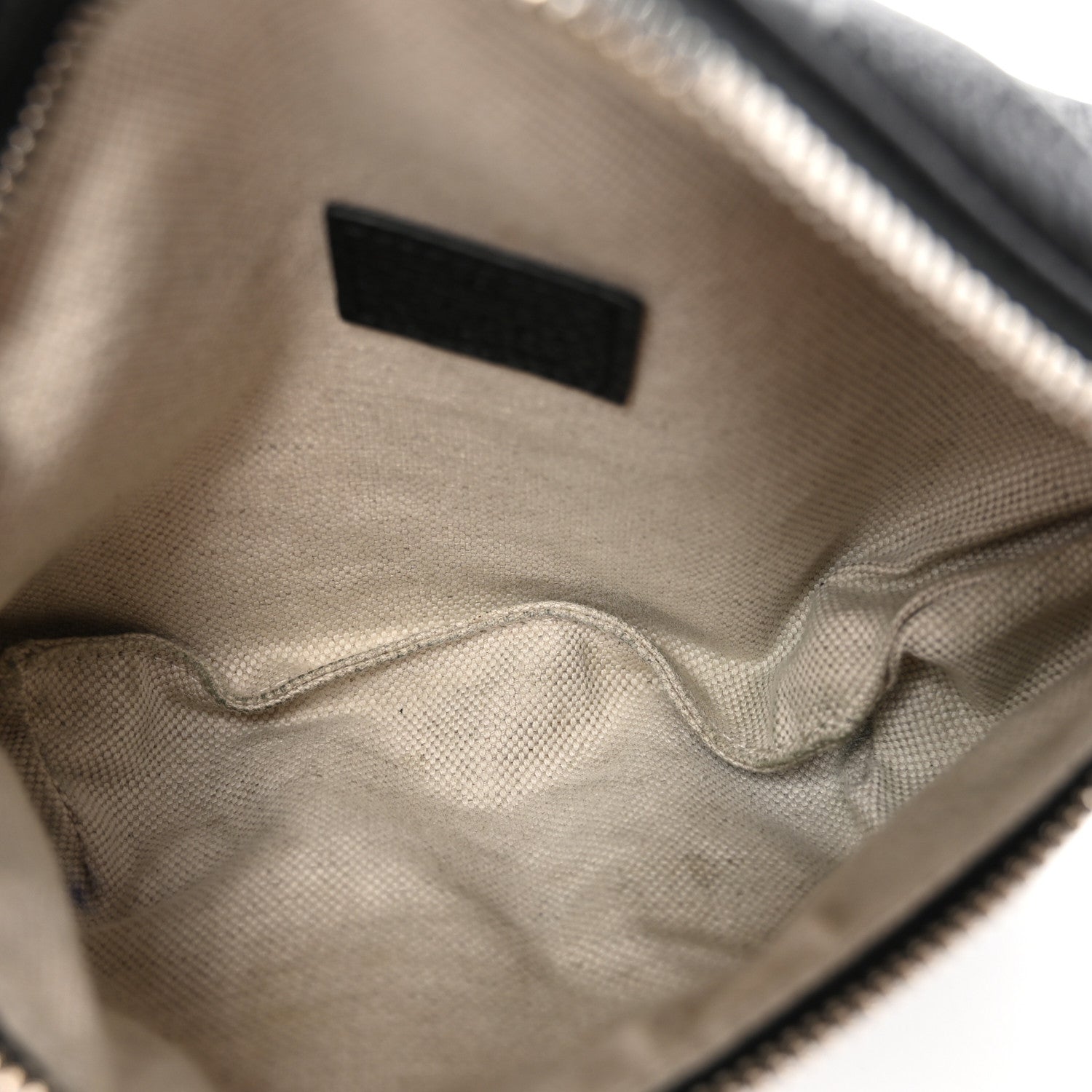 Gucci Piuma Calfskin Jumbo GG Embossed Small Belt Bag Black 5 of 10