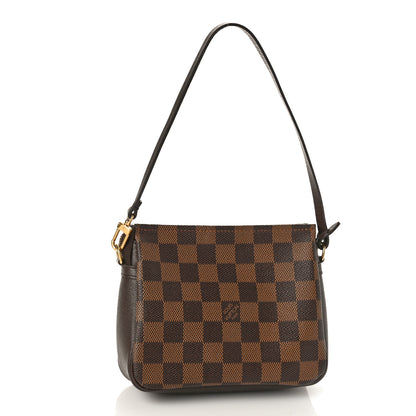 Louis Vuitton Damier Ebene Trousse Make Up Bag Pochette 3 of 8