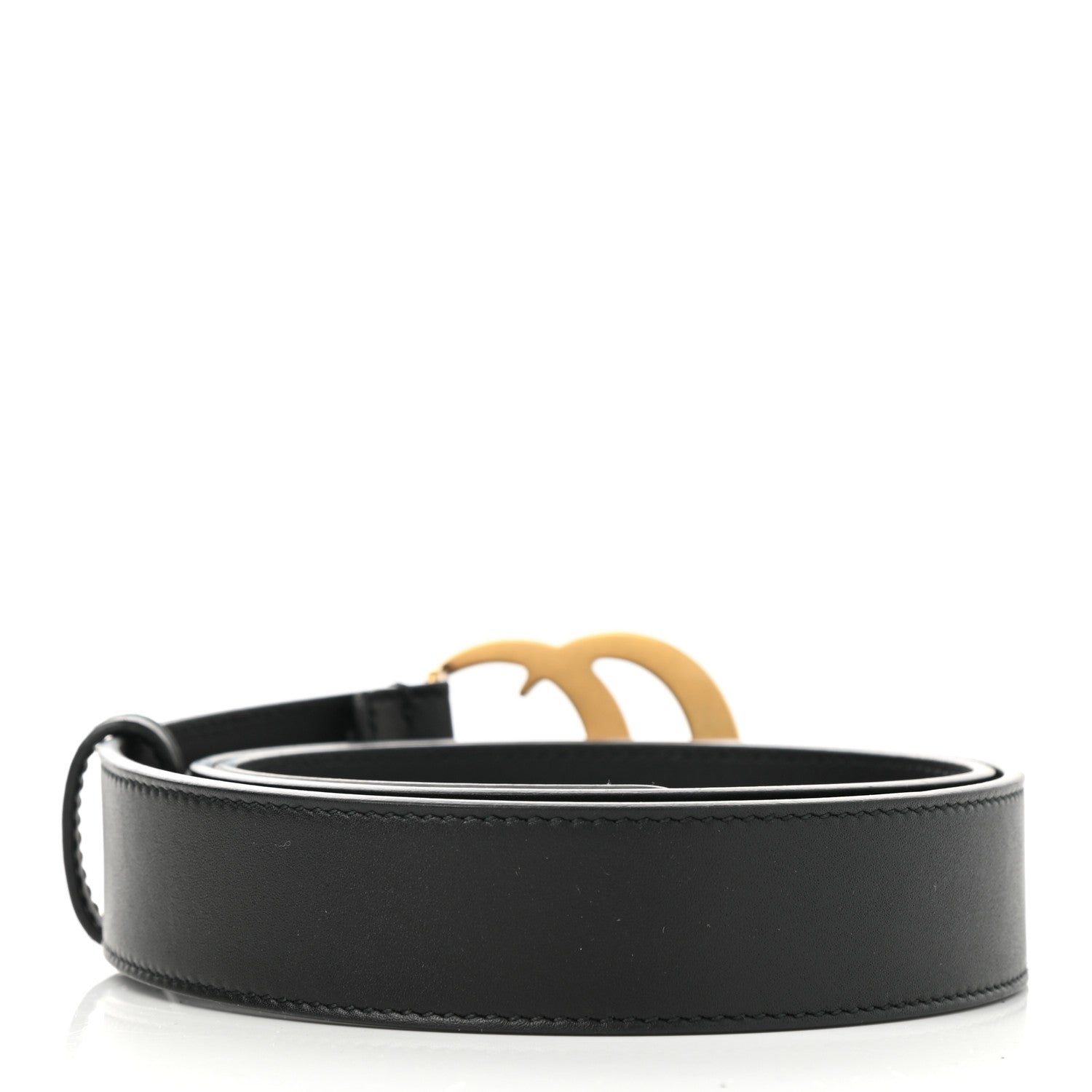 Gucci Calfskin Double G 30mm Belt 85 34 Black 2 of 4