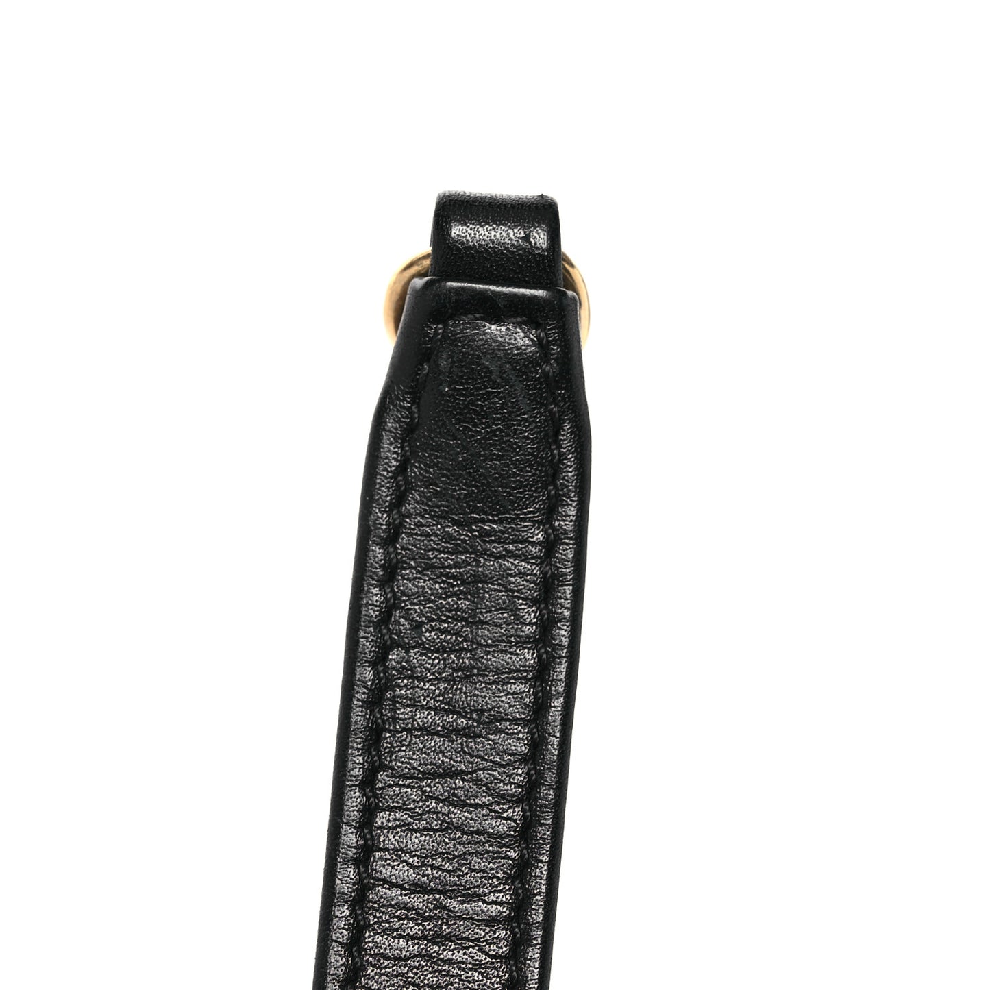 Caviar Quilted Small CC Filigree Vanity Case Black