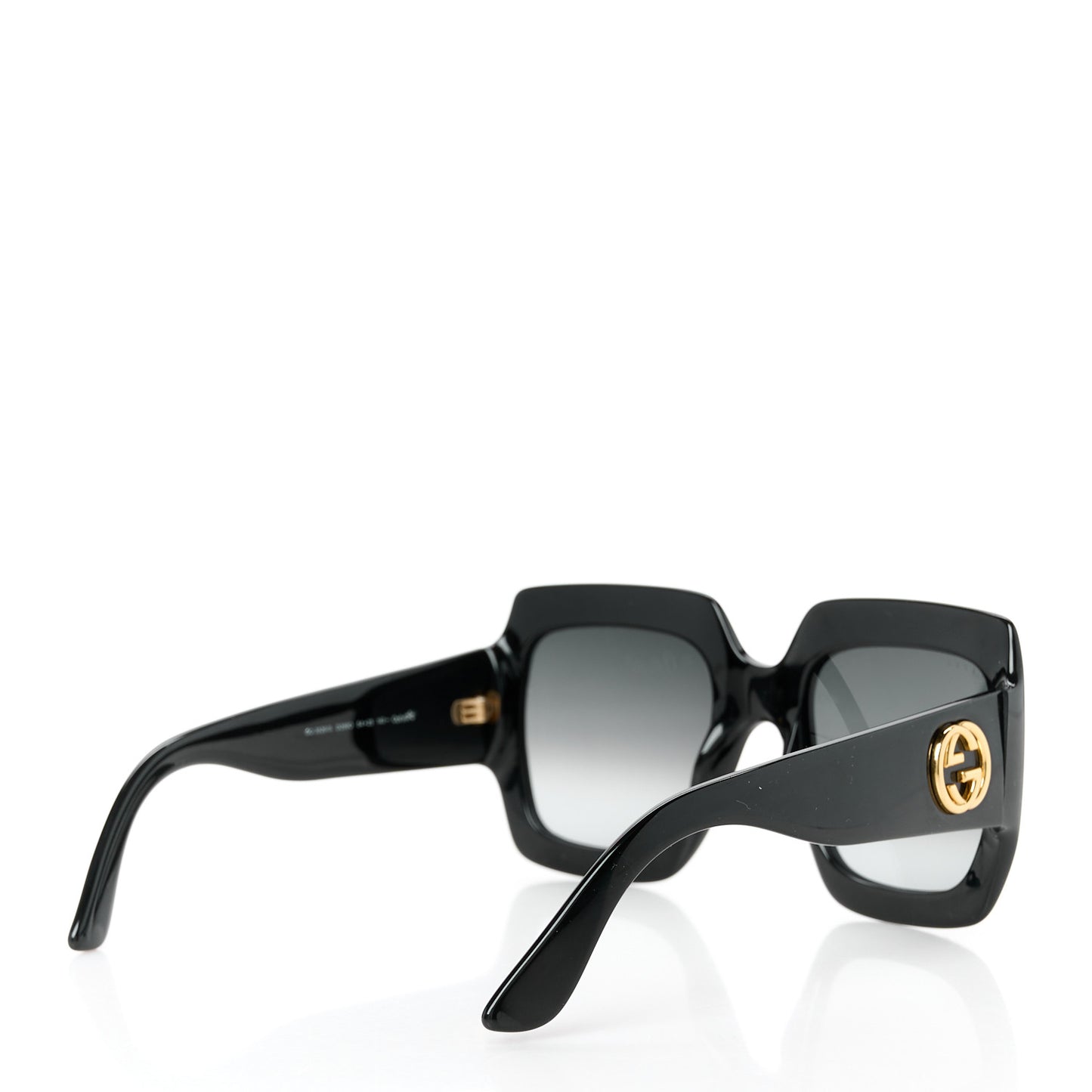 Acetate Square Frame Sunglasses GG3826S Black