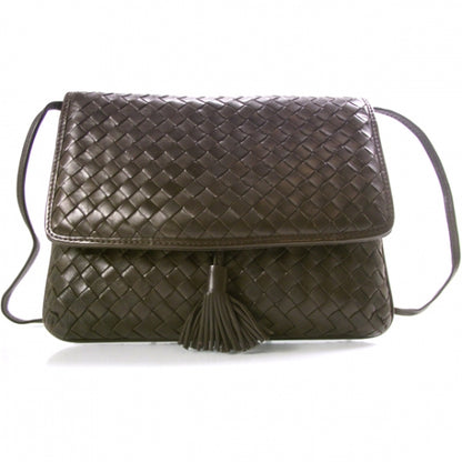 Bottega Veneta Nappa Intrecciato Shoulder Bag Brown 1 of 8