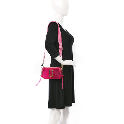 Marc Jacobs Jelly Glitter Small Snapshot Camera Bag Pink 2 of 9