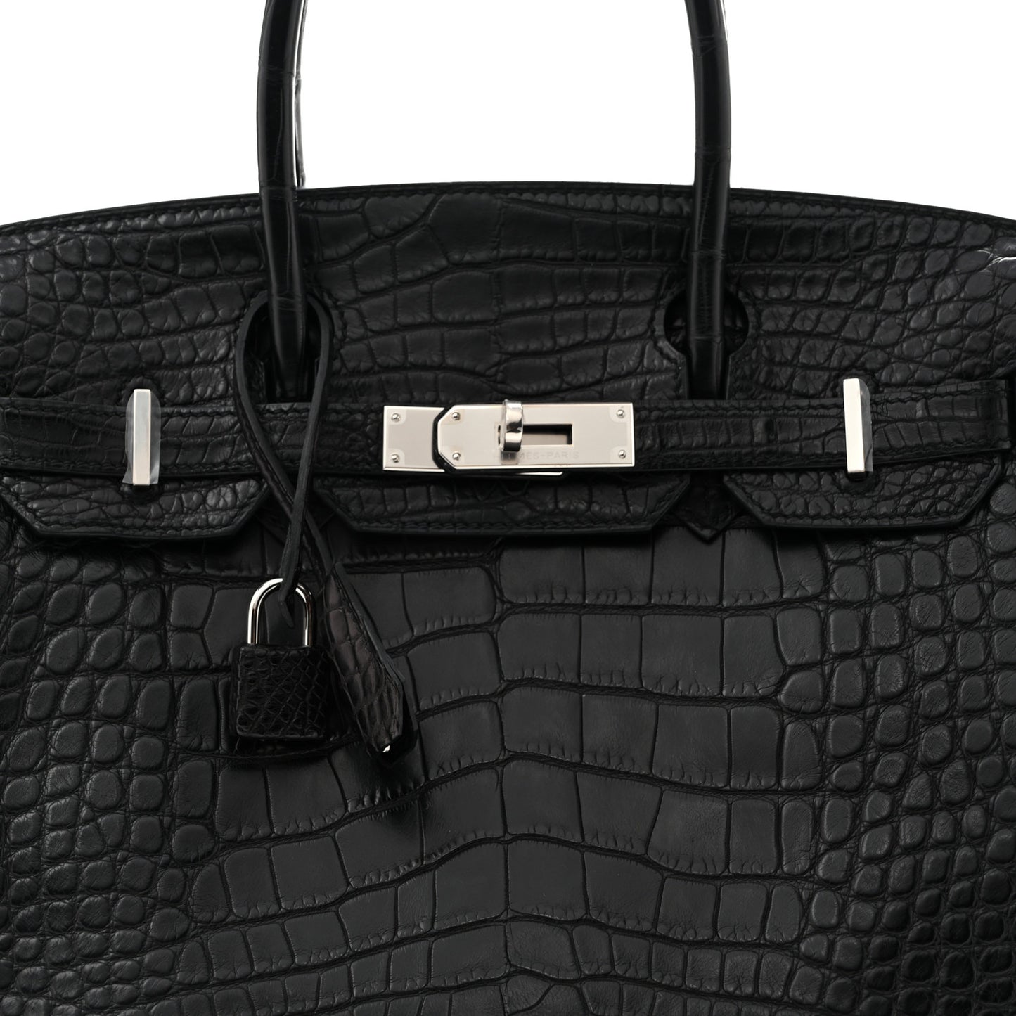 Matte Alligator Birkin 30 Black