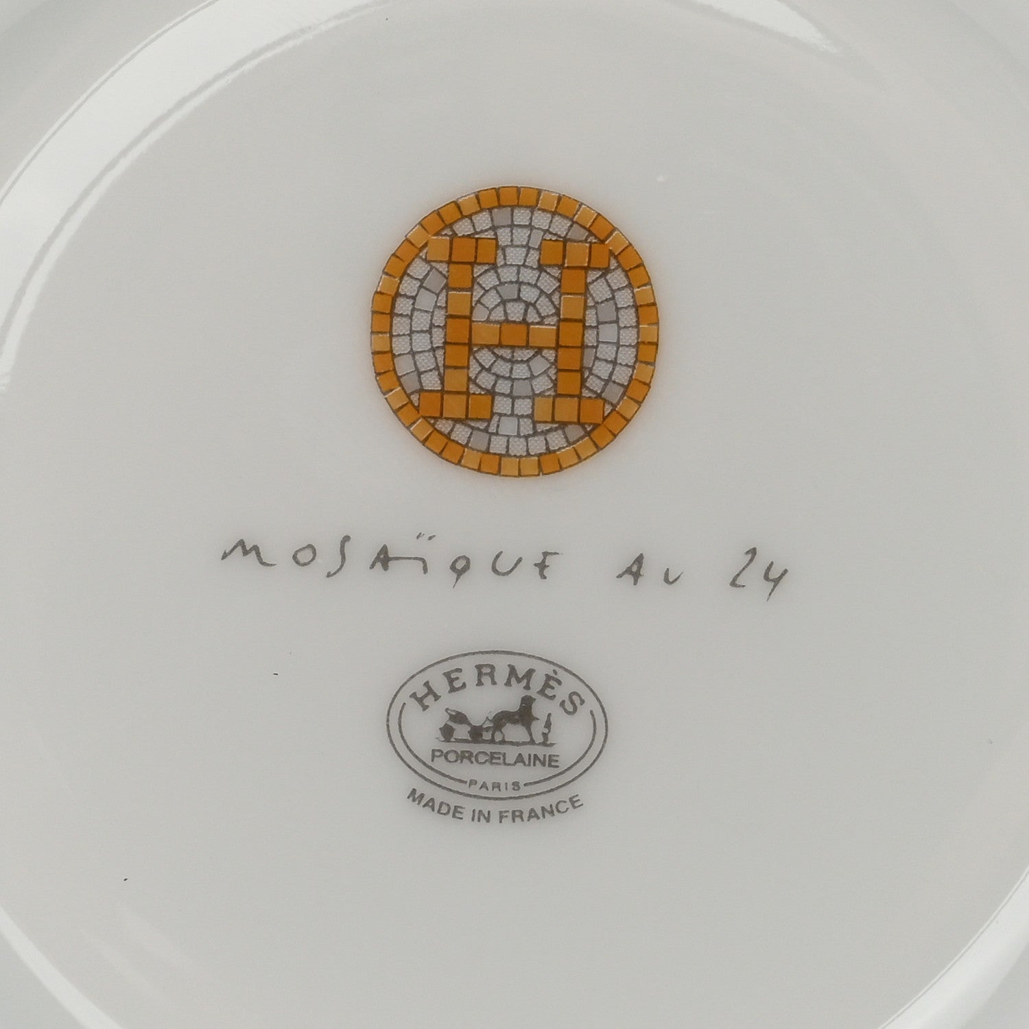 Hermes Porcelain Mosaique au 24 Bread And Butter Plate 3 of 6
