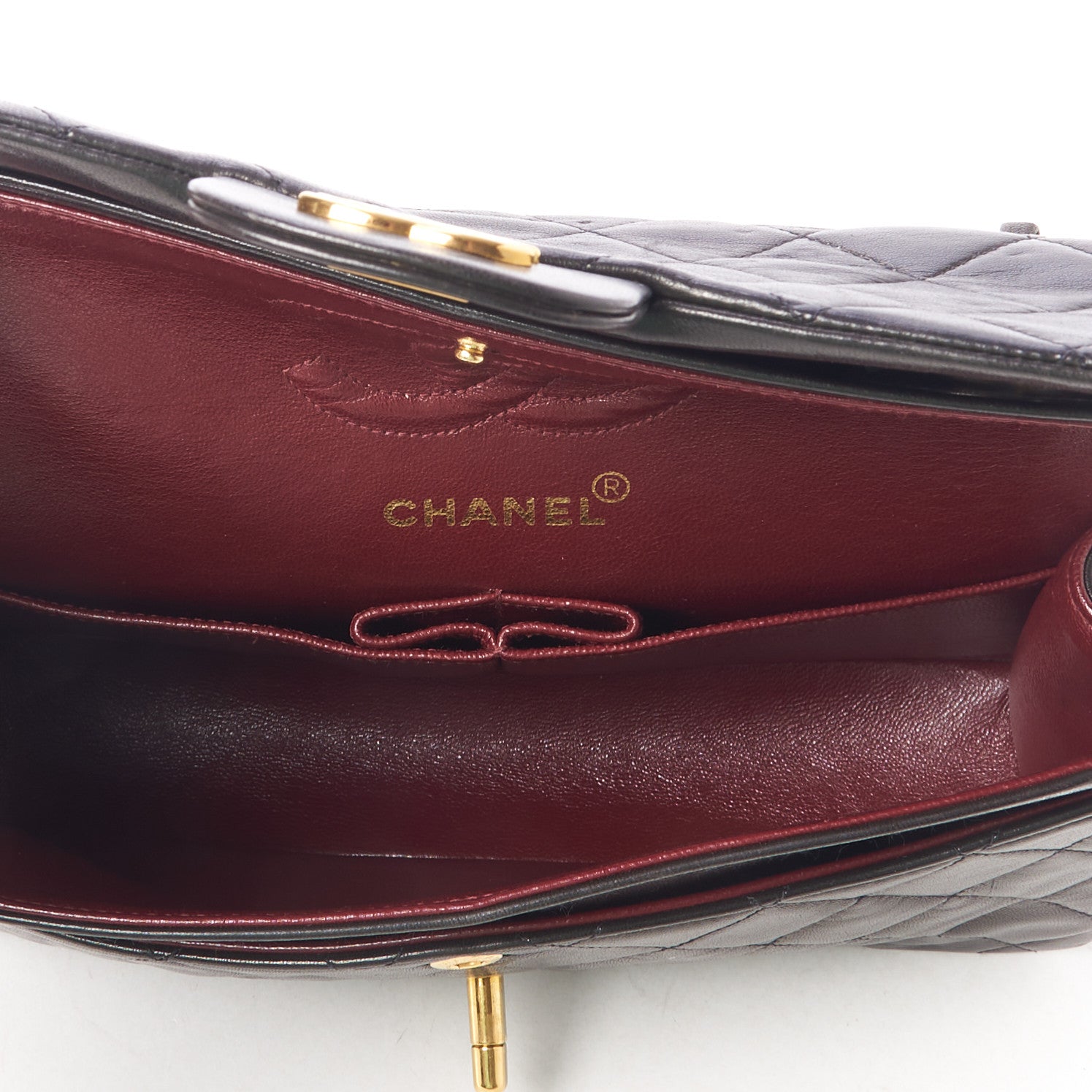 Chanel Lambskin Quilted Small Double Flap Black 5 of 13