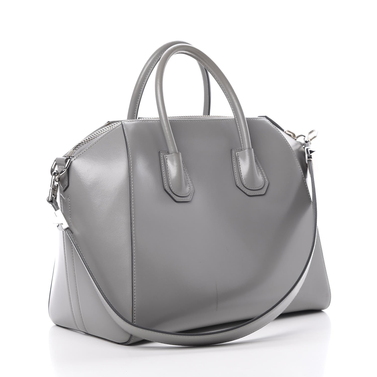Givenchy Shiny Lord Calfskin Medium Antigona Pearl Grey 4 of 18