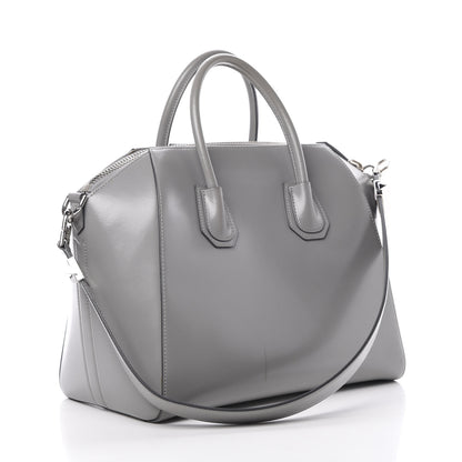 Givenchy Shiny Lord Calfskin Medium Antigona Pearl Grey 4 of 18