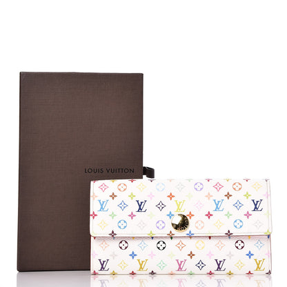 Louis Vuitton Monogram Multicolor Sarah Wallet White Litchi 12 of 12