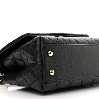 Chanel Caviar Quilted Mini Coco Handle Flap Black 8 of 9