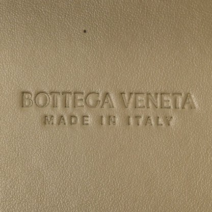 Bottega Veneta Calfskin The Point Weave Triangle Bag Taupe Grey 6 of 9