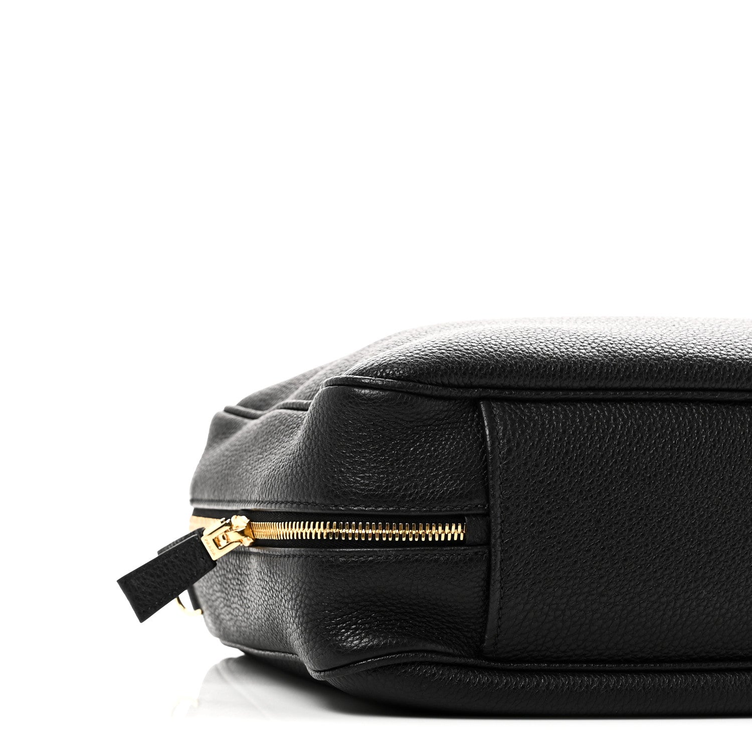 Prada Vitello Daino Soft Large Top Handle Bag Black 8 of 9