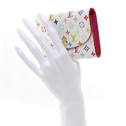Louis Vuitton LV X TM Monogram Multicolor Rosalie Coin Purse White Kawaii Pink 2 of 7
