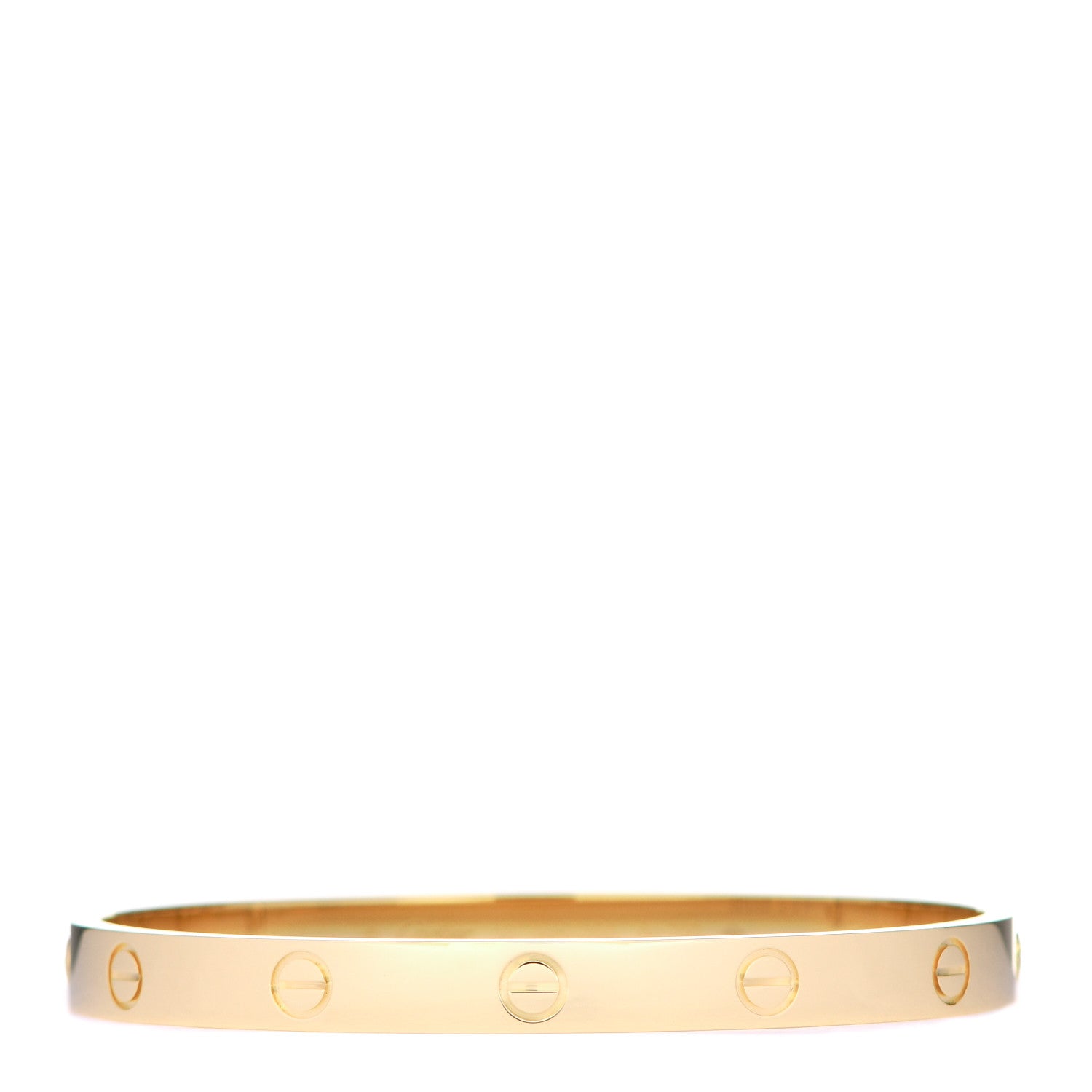 Cartier 18K Yellow Gold LOVE Bracelet 18 1 of 7