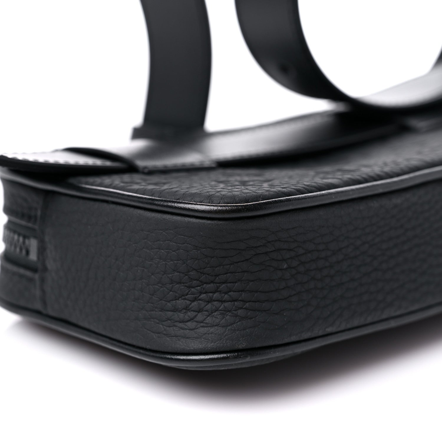 Louis Vuitton Taurillon Monogram Uniformes Solar Ray Soft Pochette Volga Belt Bag Black 10 of 11