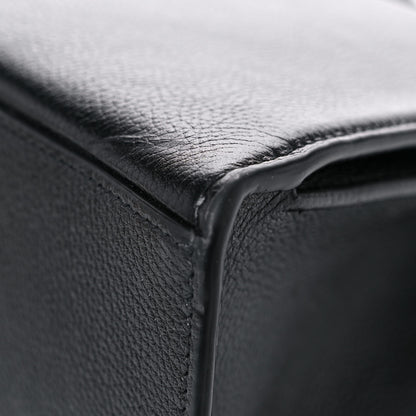 Balenciaga Grained Calfskin Medium Hourglass Top Handle Bag Black 11 of 17