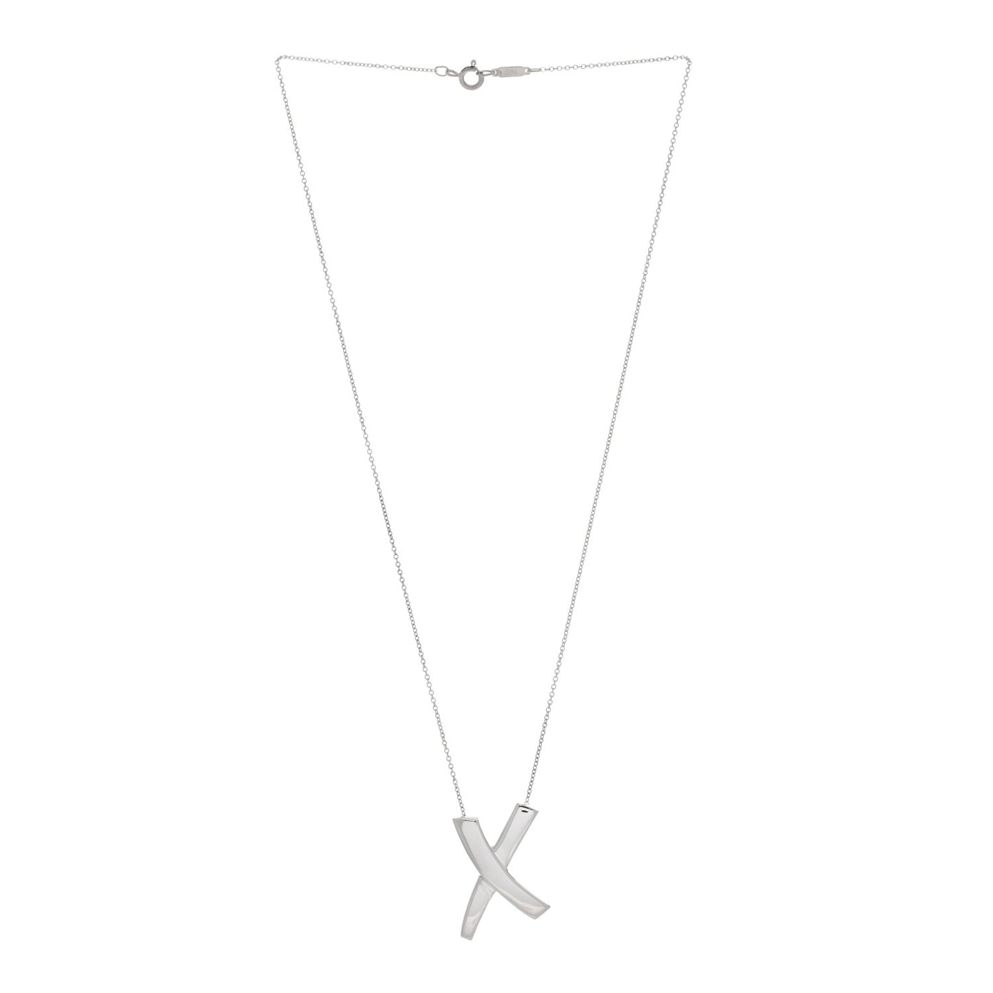 Sterling Silver Paloma Picasso Graffiti X Pendant Necklace