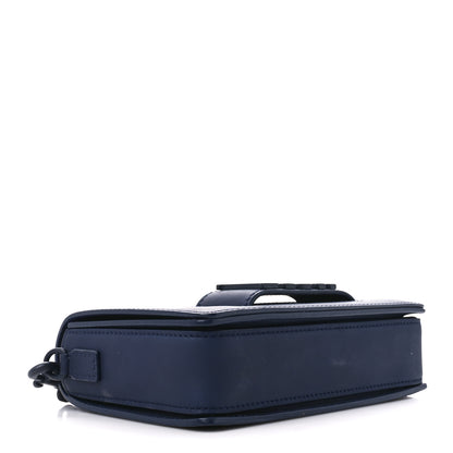 Christian Dior Smooth Calfskin Monochrome Dio(r)evolution Flap Bag Dark Blue 4 of 10