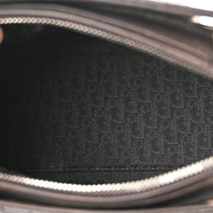 Christian Dior Lambskin Cannage Medium Lady Dior Dark Brown 4 of 12