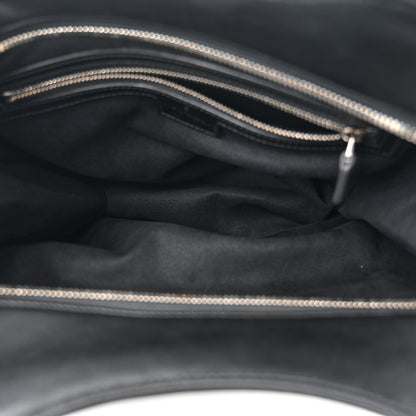 Gucci Calfskin Petite GG Small Tote Bag Black 5 of 10