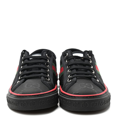 Gucci Econyl Nylon Web Monogram Off The Grid Womens 1977 Tennis Sneakers 38.5 Black 2 of 7