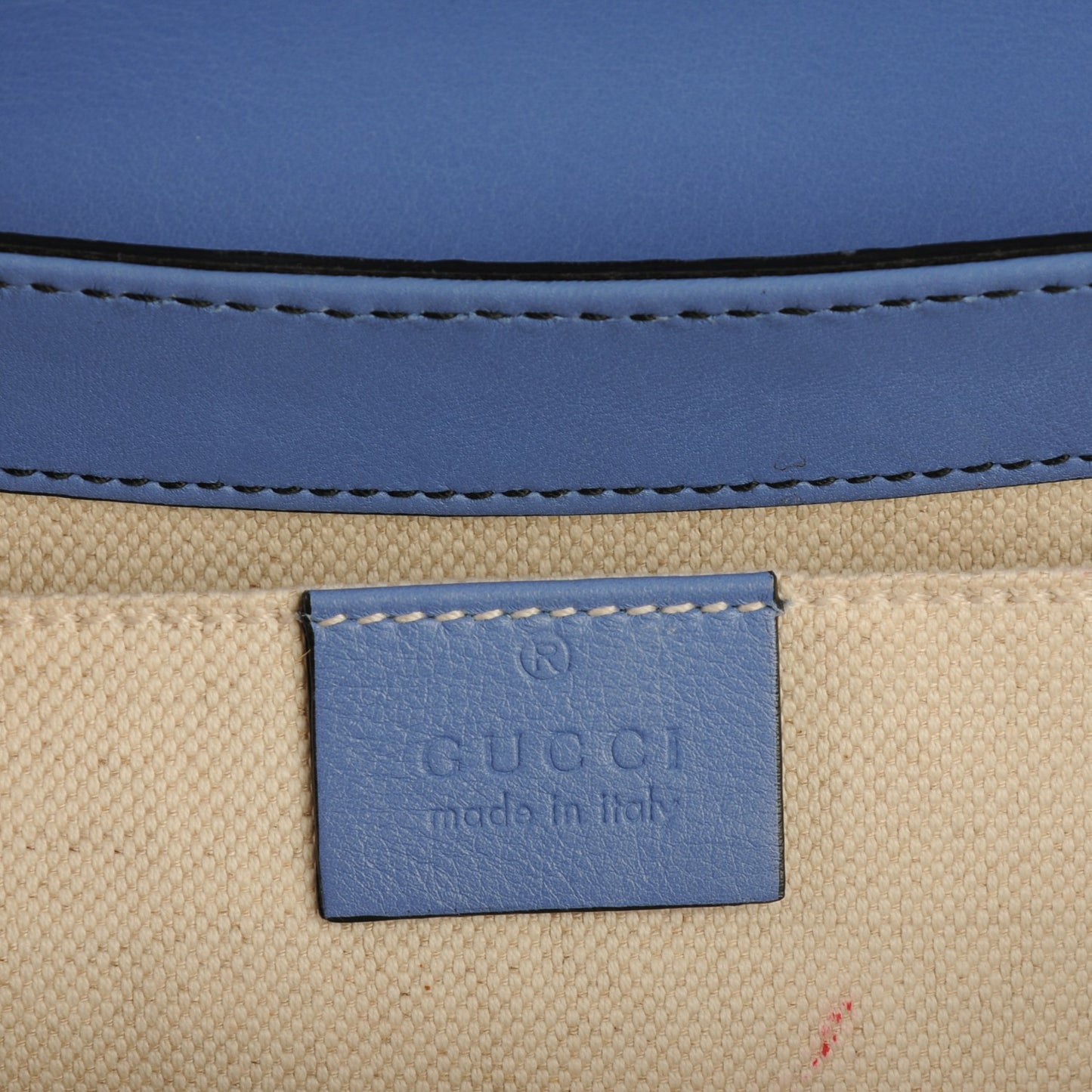 Soft Guccissima Medium Emily Chain Shoulder Bag Mineral Blue