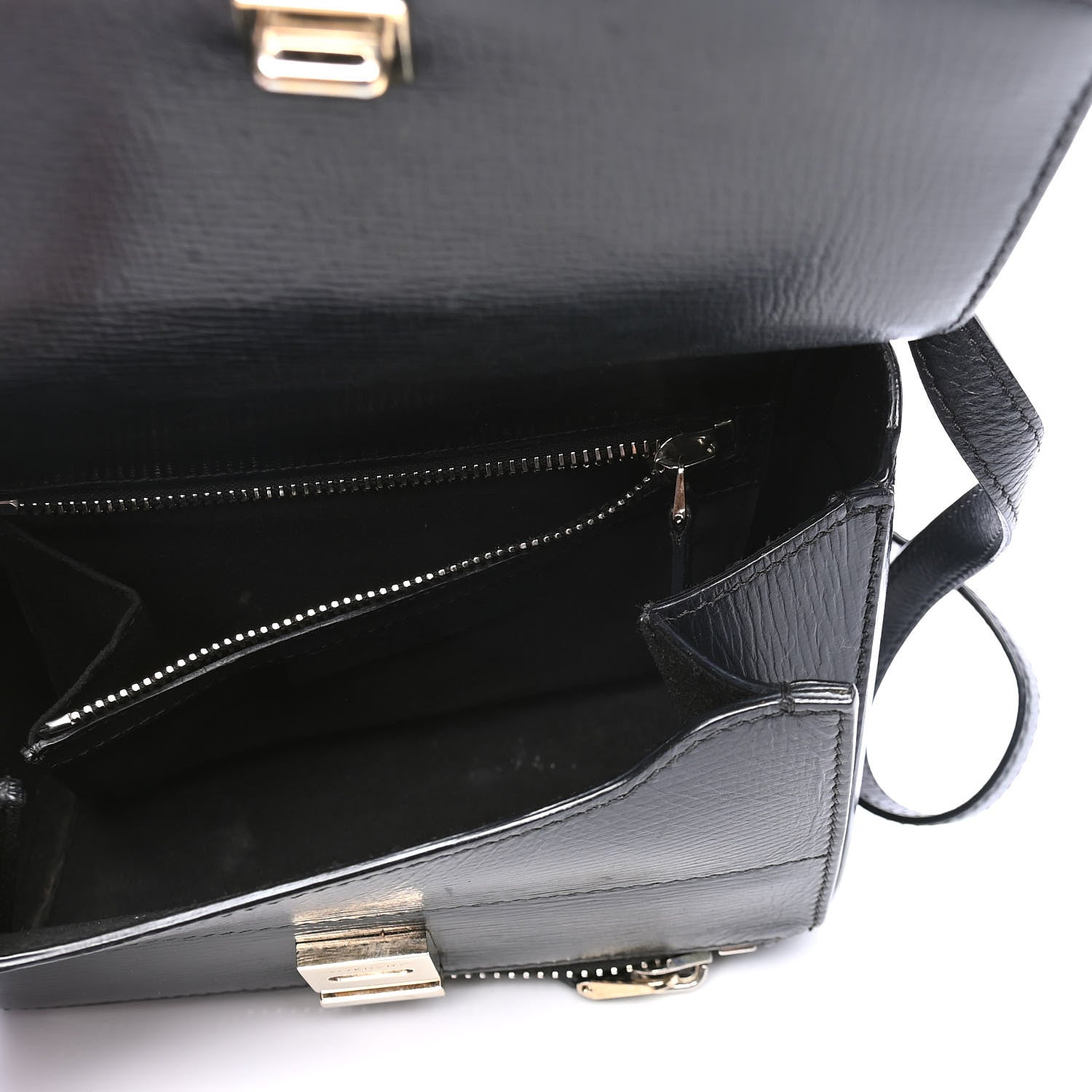 Givenchy Textured Calfskin Mini Pandora Box Crossbody Bag Black 4 of 4