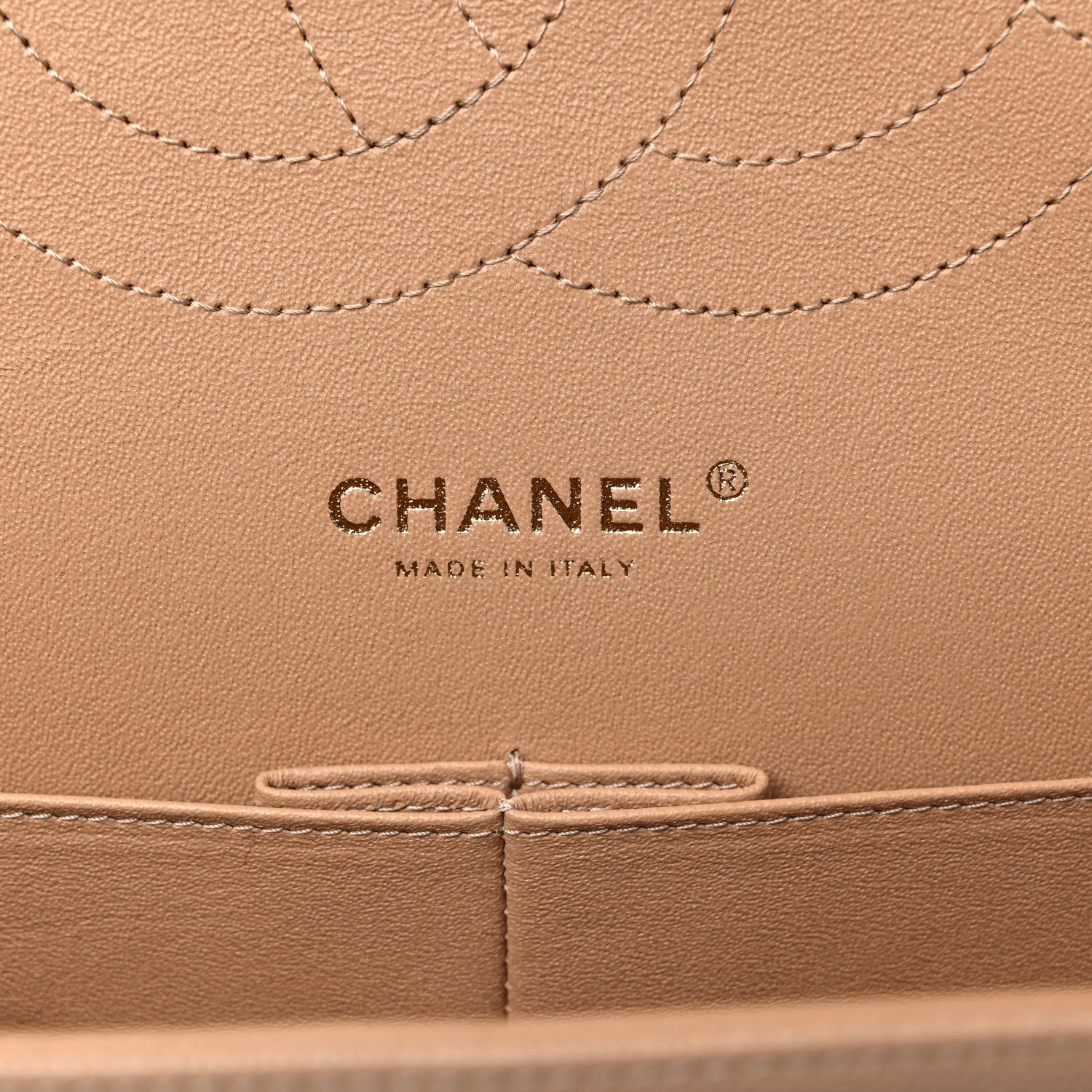 Chanel Caviar Quilted Jumbo Double Flap Beige 6 of 10
