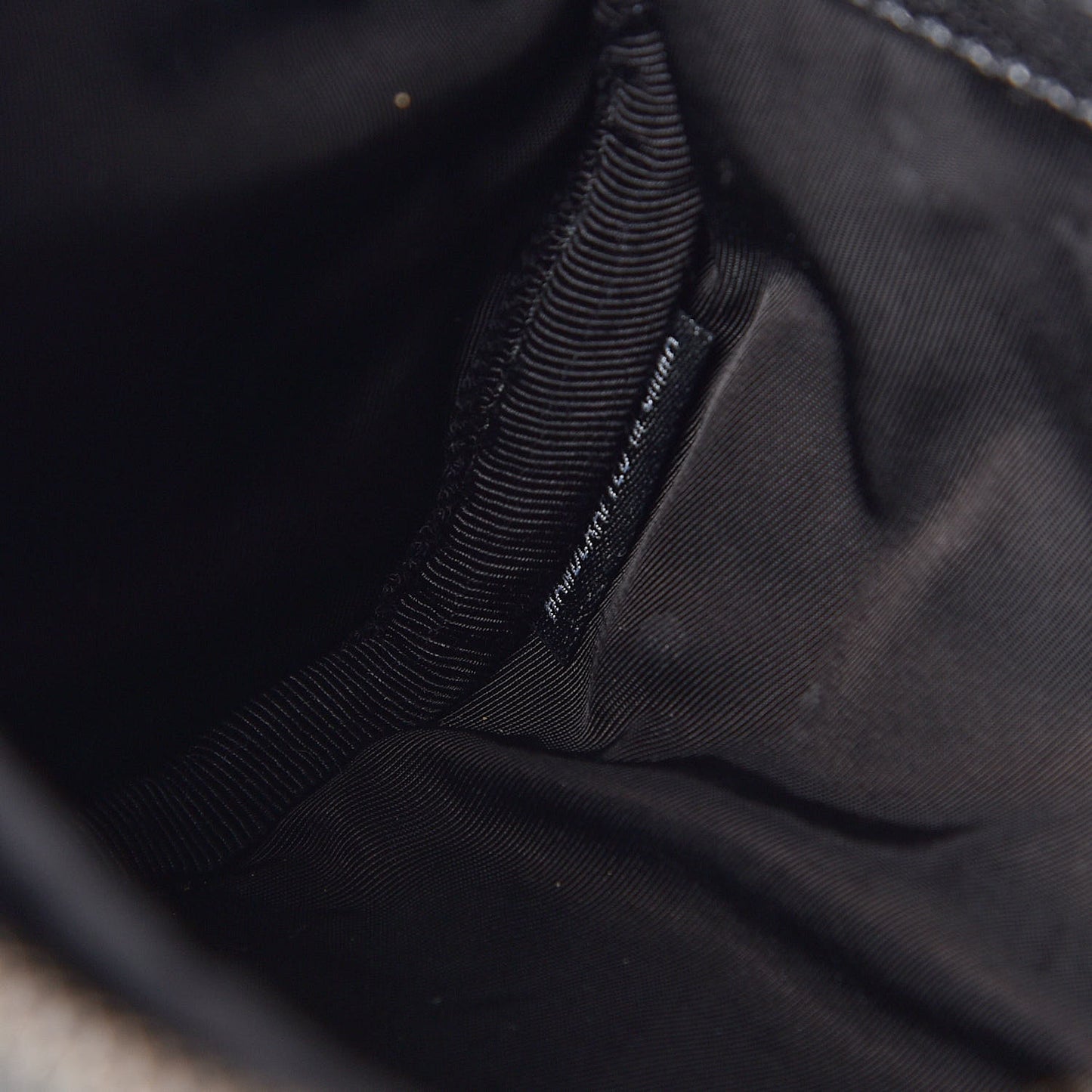 Pebbled Lambskin Mini Rockie Black Matte Black Hardware