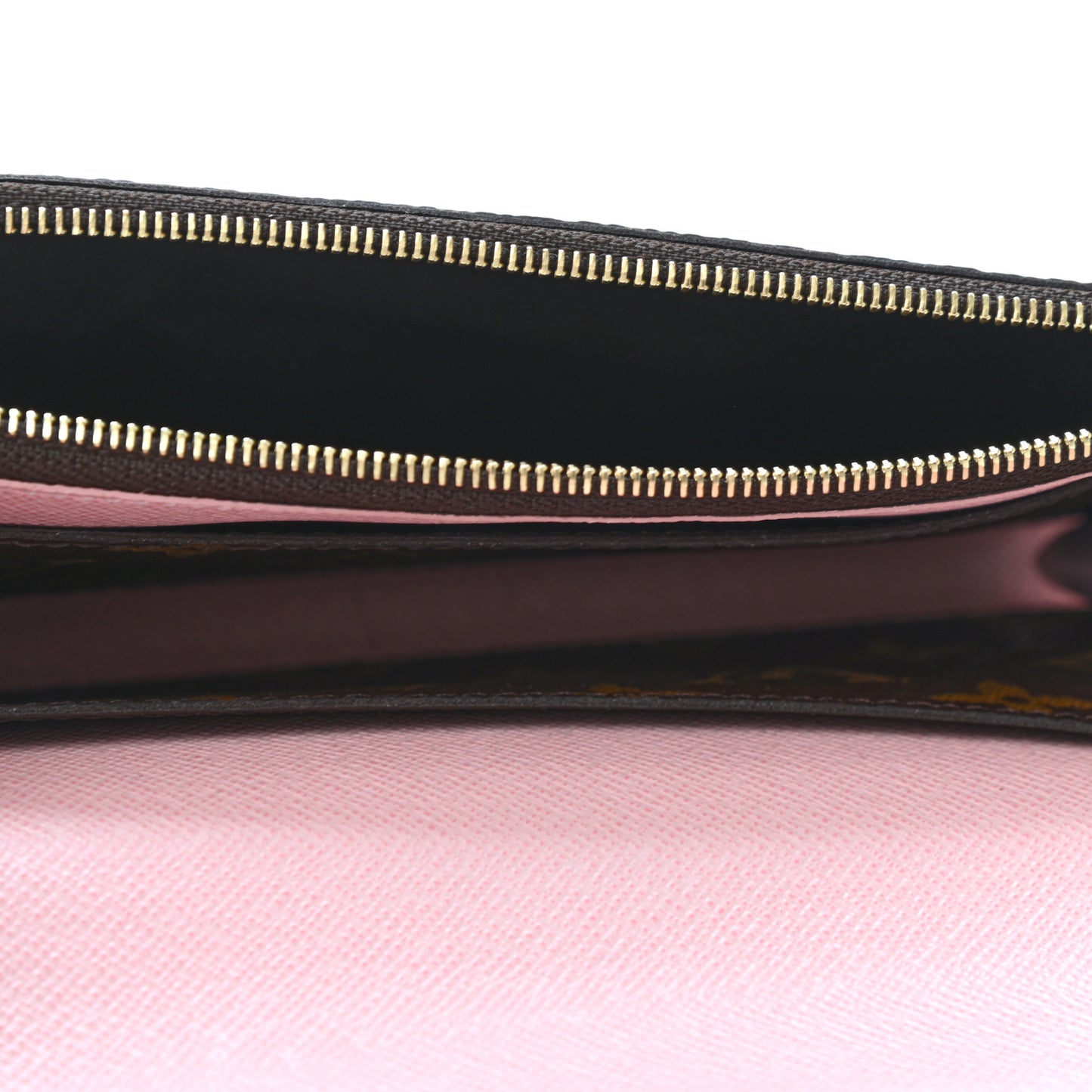 Monogram Emilie Wallet Rose Ballerine