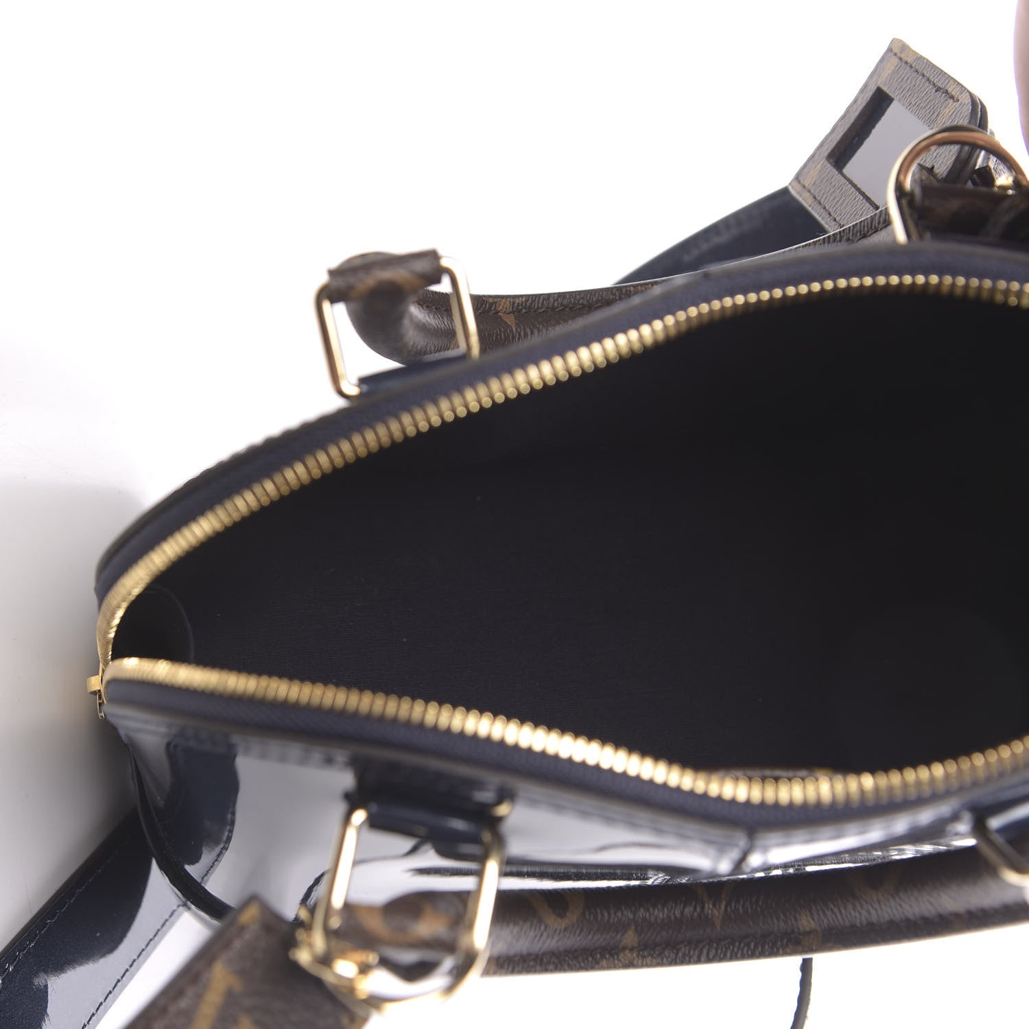 Louis Vuitton Patent Monogram Alma BB Marine 5 of 9