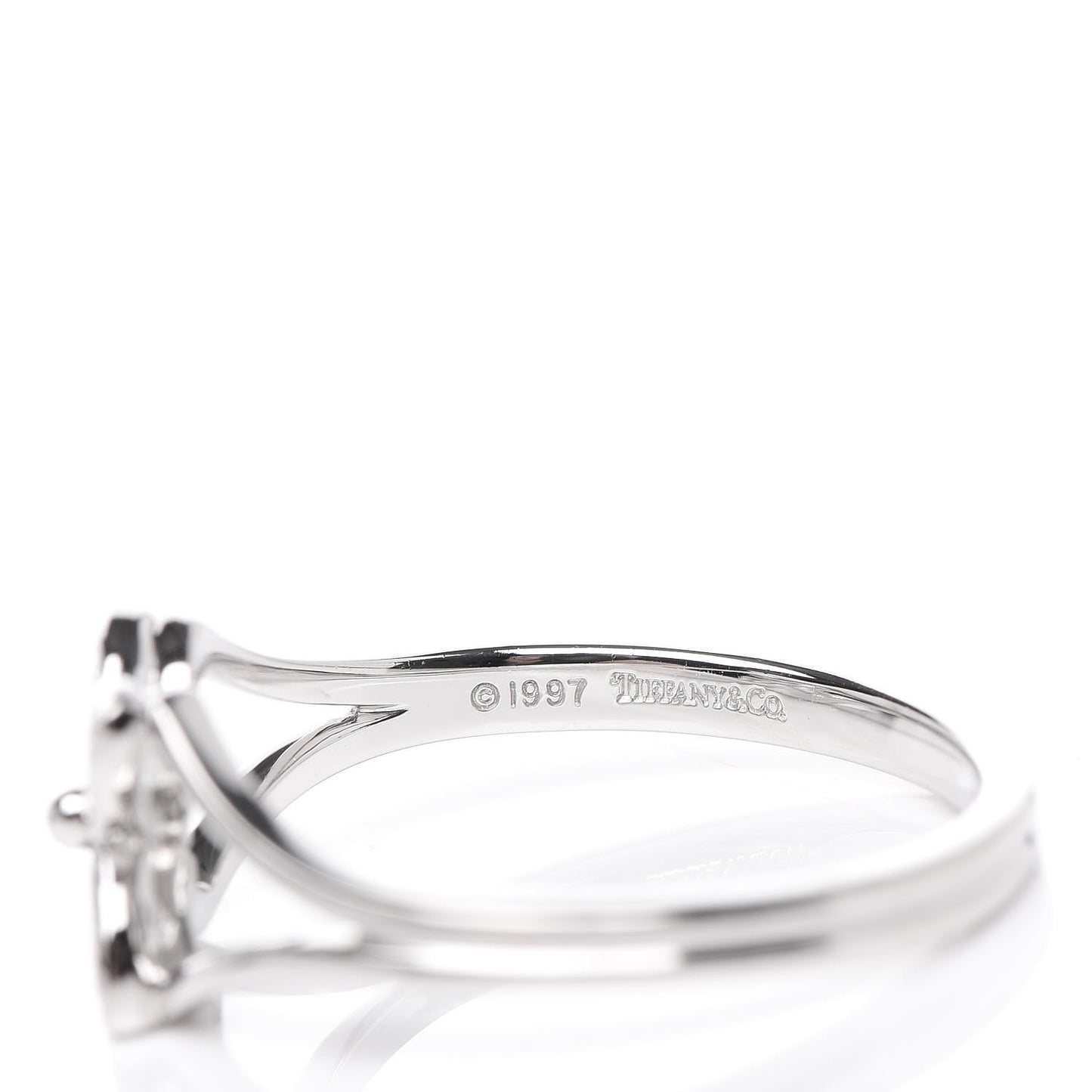 Platinum Diamond Victoria Ring 51 5.75