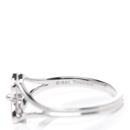 Tiffany Platinum Diamond Victoria Ring 51 5.75 6 of 6