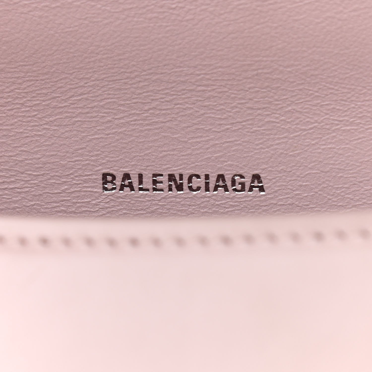 Balenciaga Shiny Box Calfskin Small Hourglass Top Handle Bag Light Rose 6 of 19