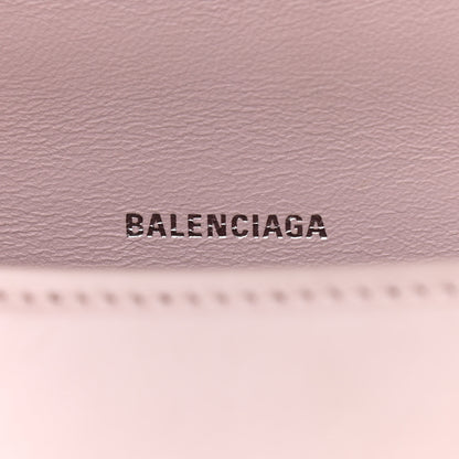 Balenciaga Shiny Box Calfskin Small Hourglass Top Handle Bag Light Rose 6 of 19