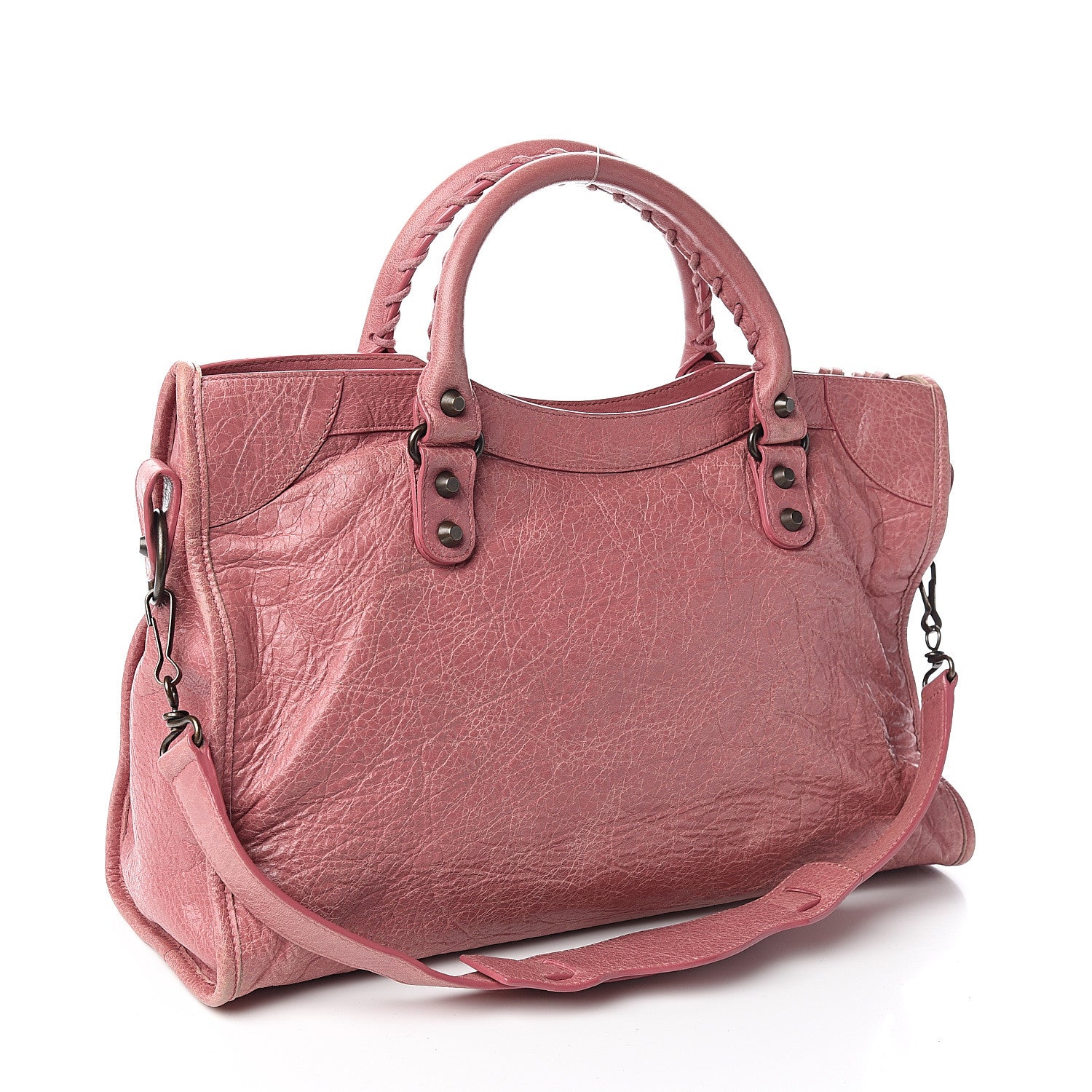Balenciaga Agneau Classic Hardware City Rose Bruyere 2 of 10