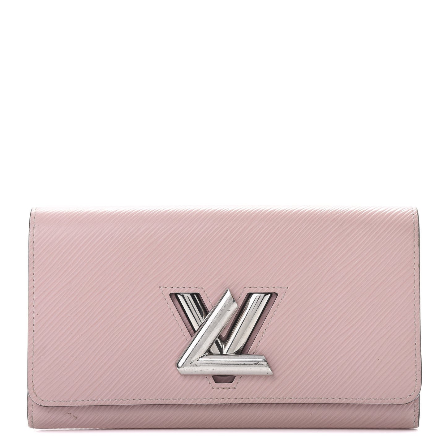 Epi Twist Wallet Rose Ballerine
