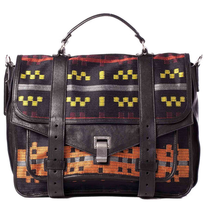 Proenza Schouler Blanket Print PS1 Large Satchel 1 of 10