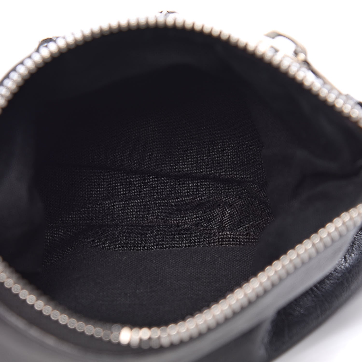 Balenciaga Agneau Giant 12 Silver Hardware M Porte-Monnaie Coin Purse Black 5 of 10