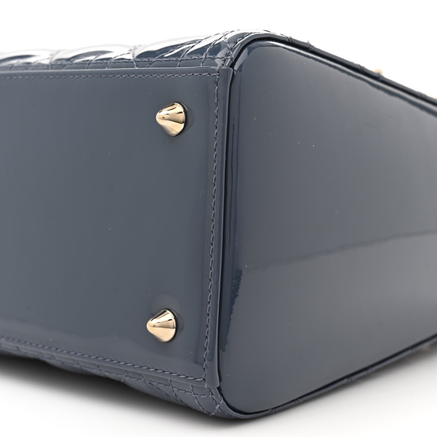 Christian Dior Patent Cannage Medium Lady Dior Cloud Blue 10 of 10
