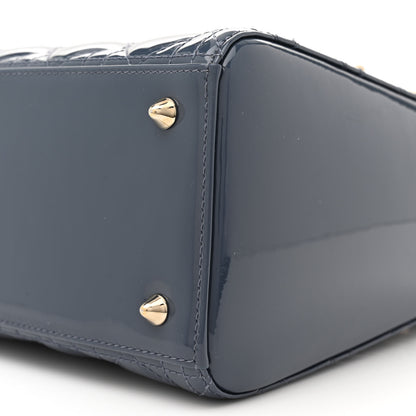 Christian Dior Patent Cannage Medium Lady Dior Cloud Blue 10 of 10