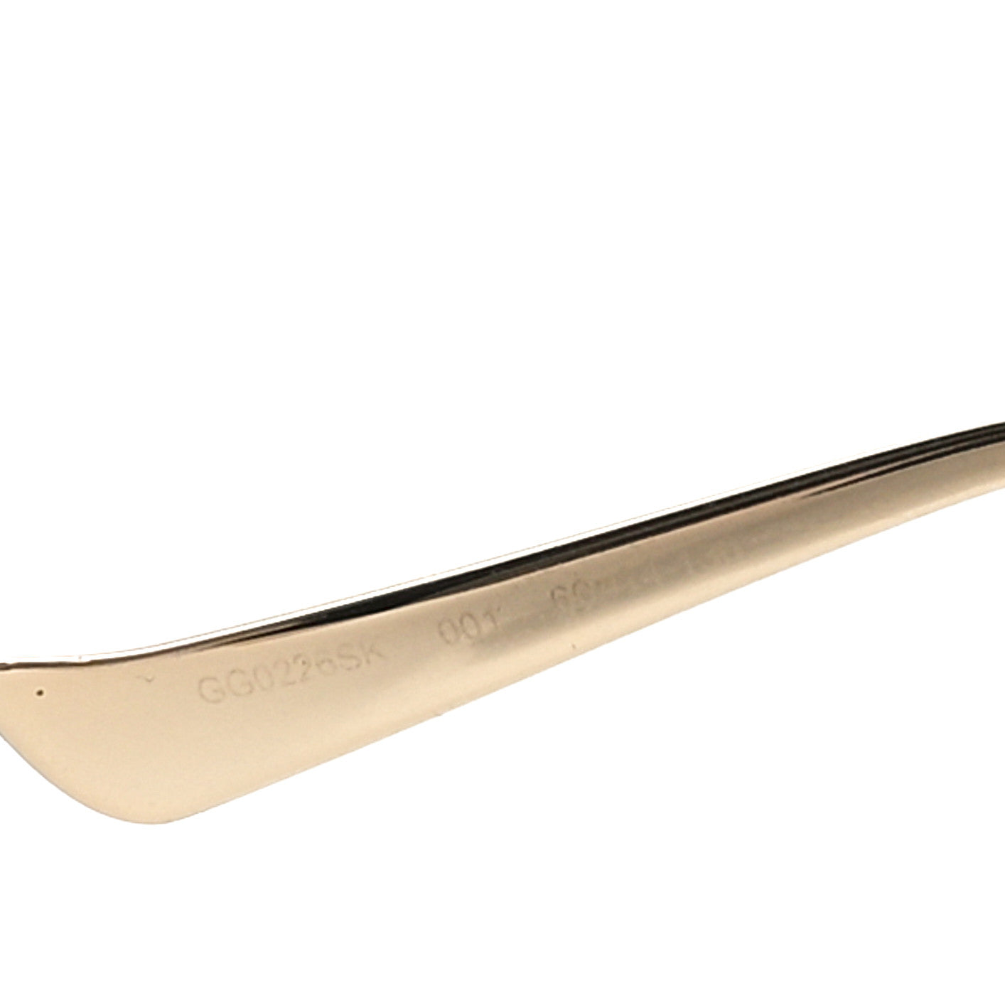 Metal Oversized Round Frame GG0225S Sunglasses Gold