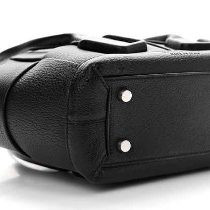 Bottega Veneta Grained Calfskin Mini Maxi Intrecciato Arco 33 Black 9 of 11