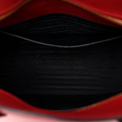 Prada Saffiano City Calfskin Medium Esplanade Rosso 5 of 11