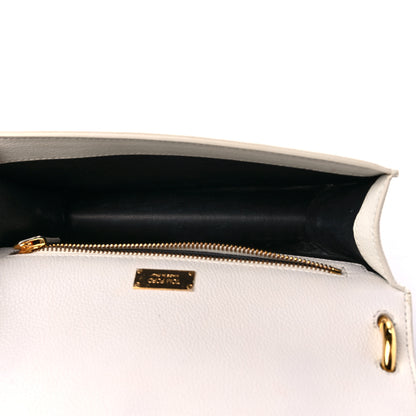 Tom Ford Grained Calfskin Tara Chain Shoulder Bag White 5 of 17