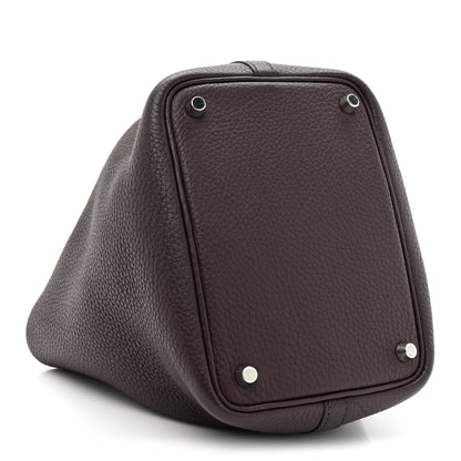 Hermes Taurillon Clemence Picotin Lock 18 PM Rouge Sellier 4 of 11