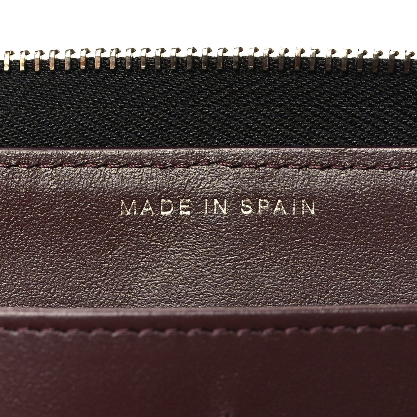 Caviar Quilted Large Gusset Zip Around Wallet Black