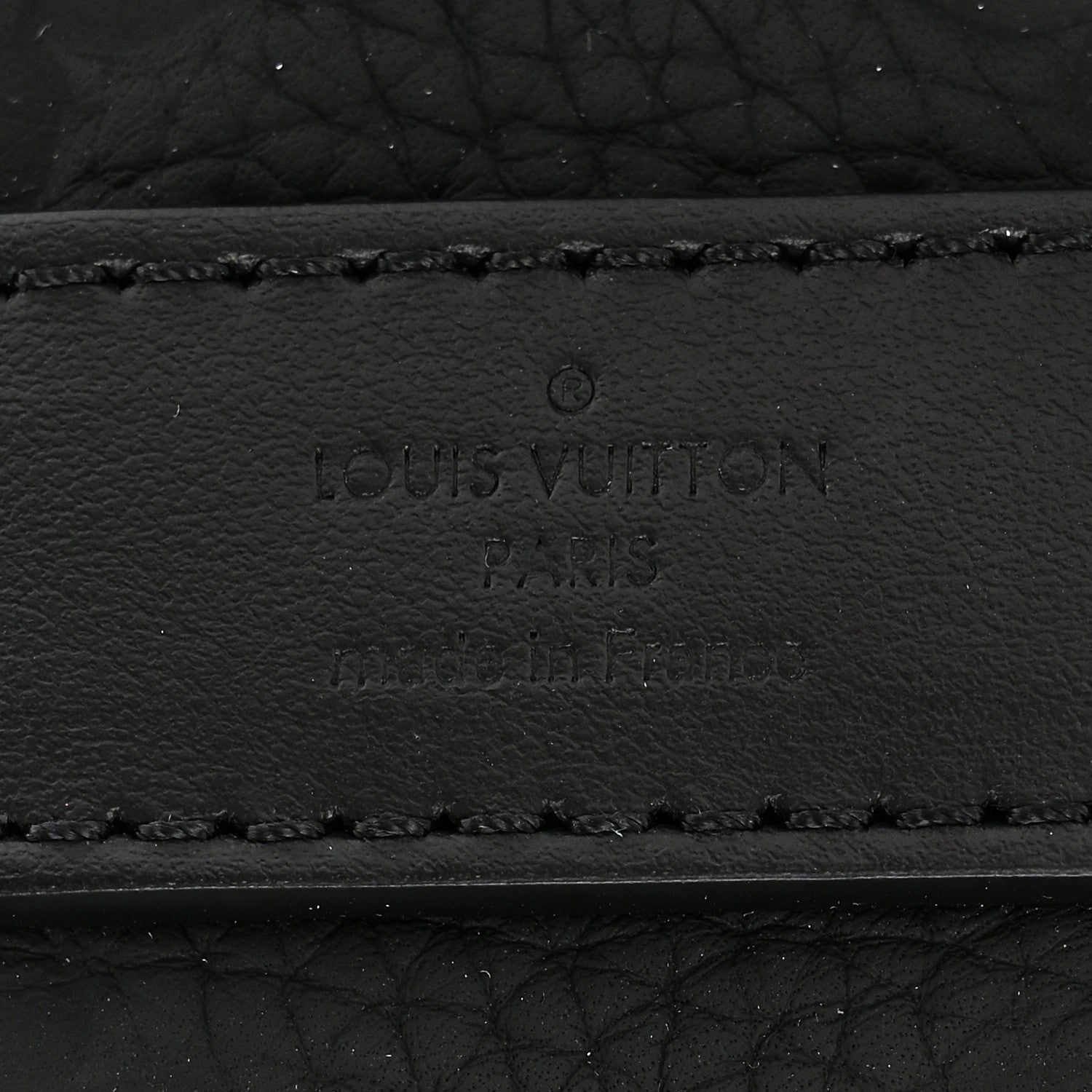 Louis Vuitton Monogram Taurillon Keepall Bandouliere 25 Black 7 of 10
