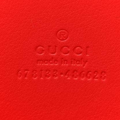 Gucci GG Supreme Monogram Love Valentines Day Small Heart Bag Beige Ebony New Geranium 6 of 11